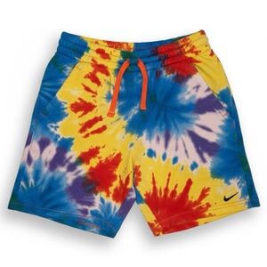 Nike Kids Colorful Tie-Dye Shorts